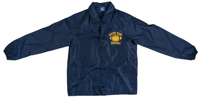 1986-96 Lou Holtz Game Worn Notre Dame Football Jacket (Holtz LOA)